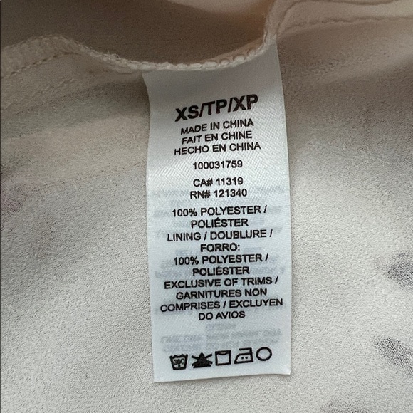 Dynamite Cream & Pink Bird Print Tank Top - Picture 8 of 8